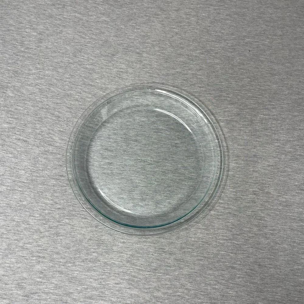 Pyrex Round 9 Inch Clear Glass Pie Plate Baking Dish